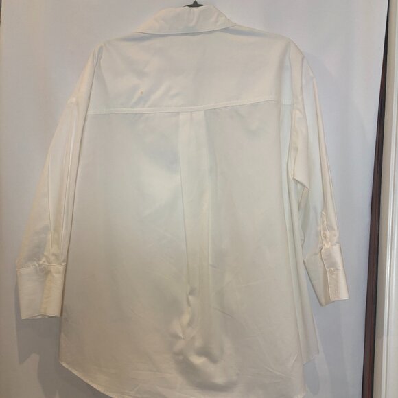 ANINE BING, Mika Shirt in White | Size: S - Picture 10 of 14